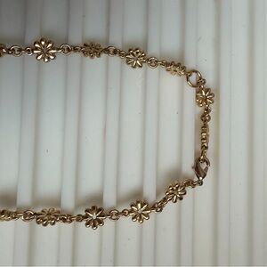 Flower Gold Necklace